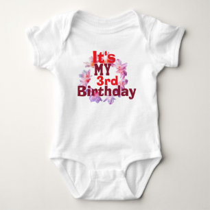 Body manche longue bébé Tenue de fête pour fille d