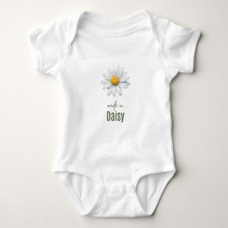 Body manche longue fleur de naissance d'avril Dais