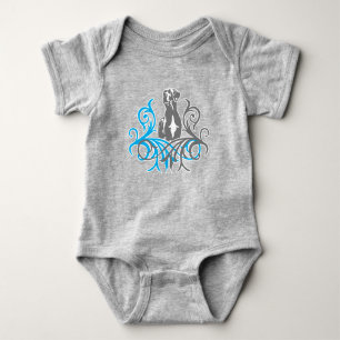 Body manche longue pour bébé Great Dane frais