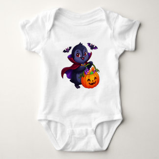 Body Manchot Vampire Halloween avec Citrouille de Bonbo