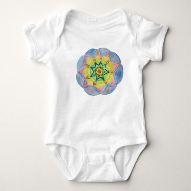 Body Mandala bleu (Devant)