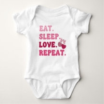 Manger Dormir Aimer Répéter Saint-Valentin Coeur C