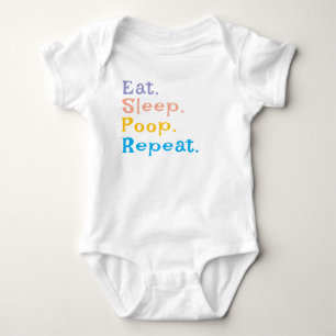 Body Mangez Sleep Poop Repeat - enfant en bas âge bébé