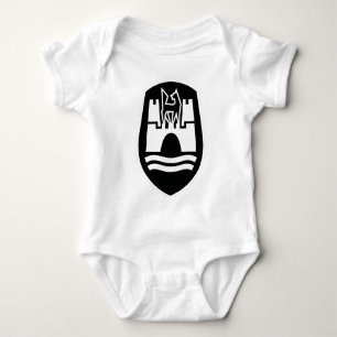 Body Manteau de Wolfsbourg des bras (blanc noir)