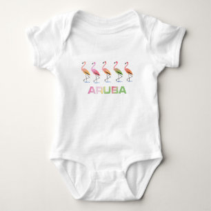 Body Mars des Flamants roses tropicaux ARUBA