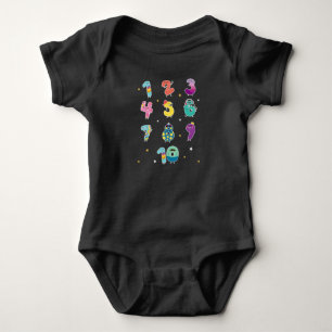 Body Math Learning Cute Numéros Prek Mathématiques