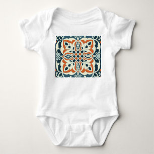Body Médaillon vintage : Motif coloré sans couture