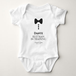 Body Meilleur homme en formation Mariage Cravate noire