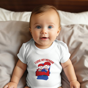 Body Memaw Grand-Enfant Snowman se moque Noël