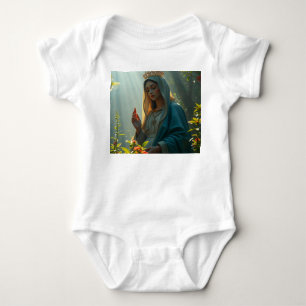 Body Mère Marie Reine du Ciel Bébé Jumper