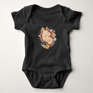 Body Mère sage-femme enceinte du bébé de fleurs