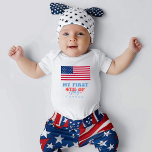 Body Mes Premières 4 juillet Étoiles Et Rayures Patriot