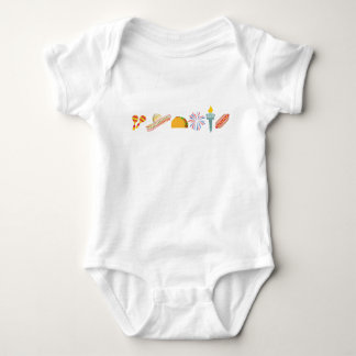 Body Mexicain Américain Baby One Piece