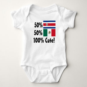 Body Mexicain de Rican 50% de côte de 50% 100% mignon