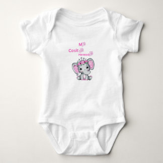Body Mi cosita hermosa, Color rosa, elefante