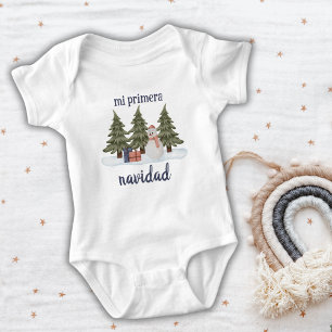 Body Mi Primera Navidad Árboles Muñeco Nieve y Regalos