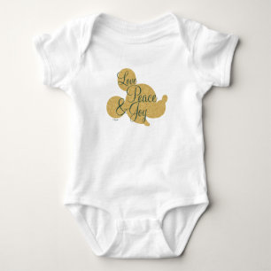 Body Mickey Mouse   Christmas Love, Peace & Joy