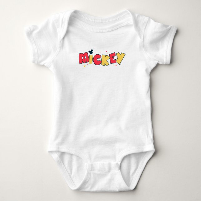 Body Mickey Mouse | Fun Font Mickey (Devant)