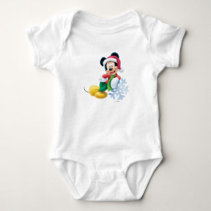 Body Mickey Mouse on Snowflake