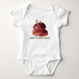 Body mignon amateur de chevaux ajouter texte unisex