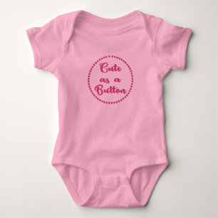 Body Mignon comme un bouton Typographie rose