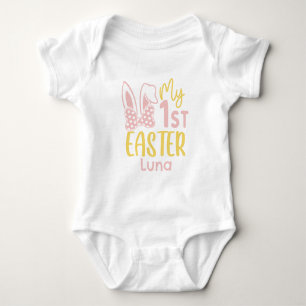 Body Mignon Mon Premier Lapin de Pâques Oreilles Pastel