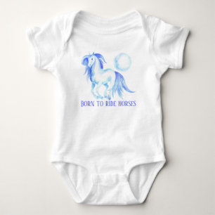Body mignon né à cheval Baby Bodysuit