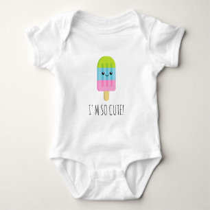Body Mignon petit dessin de glace à l'eau Kawaii