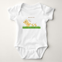 Mignon poussin jaune bébé