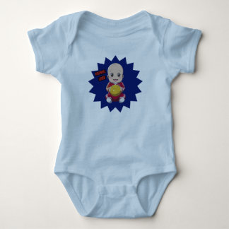 Body Mignonne bébé en tenue de footballeur