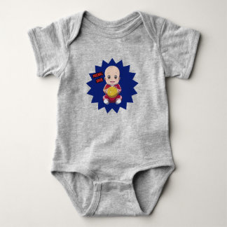 Body Mignonne bébé en tenue de footballeur