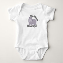 Mignonne, Drôle "Hip Hippo Hooray" Hippopotamus
