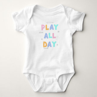 Body Mignonne Jouer toute la journée Baby Bodysuit