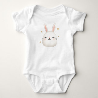 Body Mignonne lapin en tenue de bébé - adorable lapin b