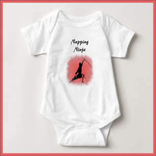 Body Mignonne Napping Ninja Baby Bodysuit
