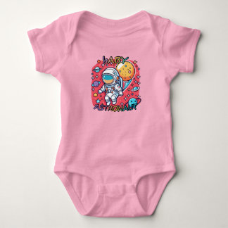 Body Mignonne tenue pour bébé astronaute.