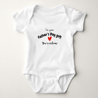 Body Mignonne tenue pour bébé Fête du Père Blague cadea