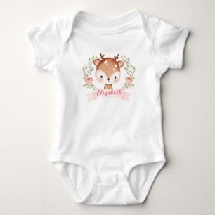 Body Mignonne un Cerf premier anniversaire bébé