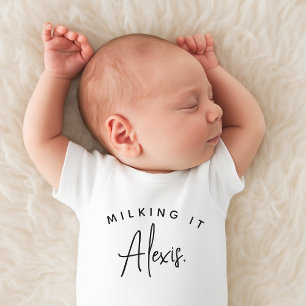 Body Militer le nom personnalisé Unisex Baby Bodysuit