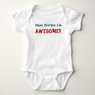 Body Mimi pense que je suis génial ! Costume pour bébé