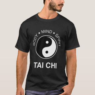Body Mind Spirit Yin Yang Symbol Art - Tai Chi T-Shirt