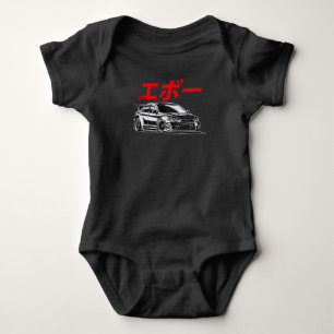 Body Mitsubishi EVO Japon Style T-shirt Homme Femmes
