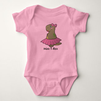 Body Mlle T-Rex Bodysuit Tutu de dinosaure de bébé