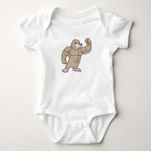 Body Mole comme Bodybuilder avec de grands Muscles