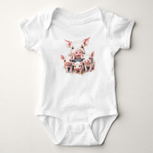Body Momma Cochon avec petit cochon