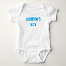 "MOMMA'S BOY" Bébé Boy Coton Bodysuit