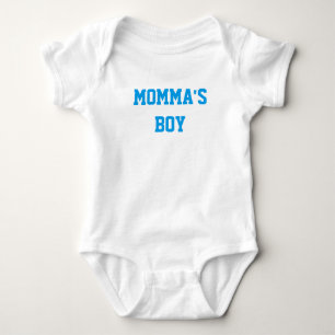 Body "MOMMA'S BOY" Bébé Boy Coton Bodysuit
