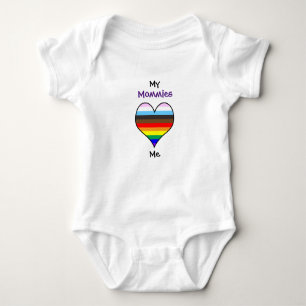 Body Mommies Rainbow Heart Baby Bodysuit