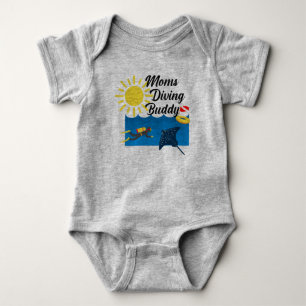 Body Moms Diving Buddy Design - Bodysuit Baby Jersey