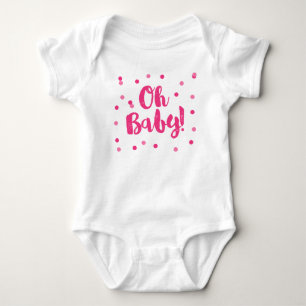 Body Mon bébé Points Confetti Rose Chaud